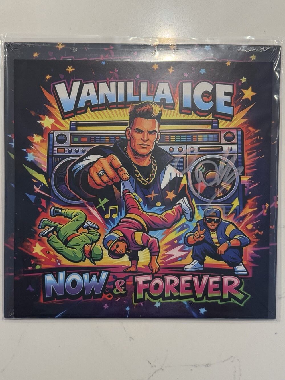 Now & Forever [LP] Vanilla Ice Vinyl Record New w/ Signed Insert AUTOGRAPHED #1